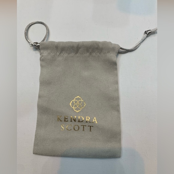 Kendra Scott Elisa Veined Turquoise Necklace 14k Gold Over Brass. Color Bar - Picture 3 of 10